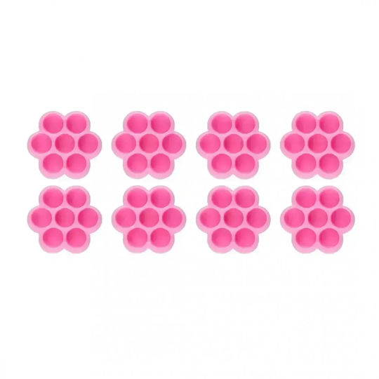Flower-shaped Adhesive Holder Eyelash Extensions Set 10 Pieces