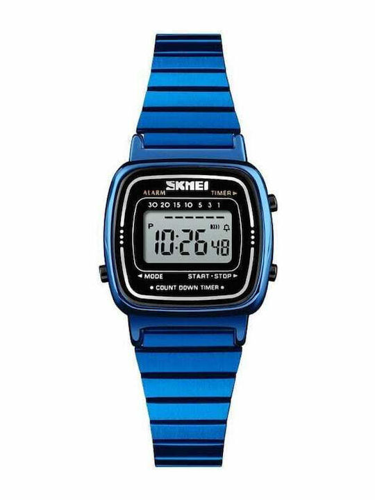 1901 Digital/Analog Women's Watch 25mm Battery-Powered with Blue Stainless Steel Bracelet