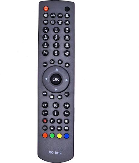 Kompatible Fernbedienung F&u Turbo-x Toshiba Telefunken Rc1912