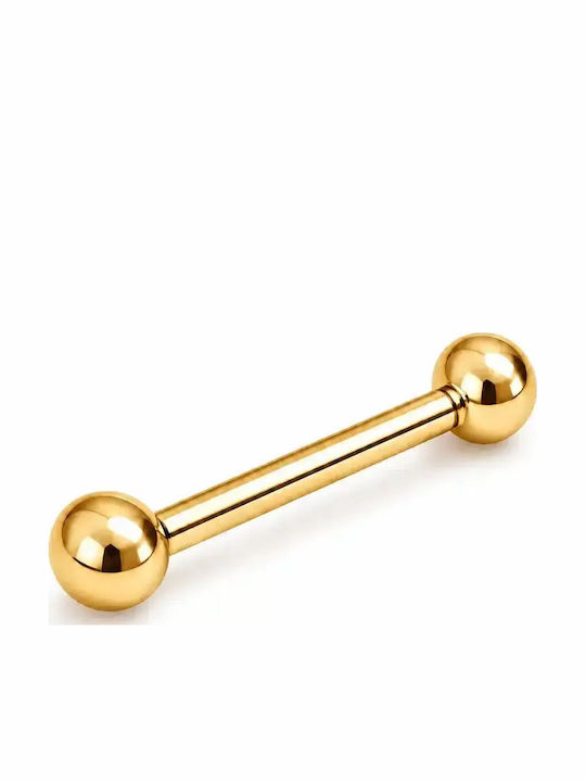 Χρυσό Helix Piercing Μπίλιες Ss153b 1 Cm