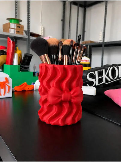 SteweHome Organizator Pentru Cosmetice Roșu 13x10cm