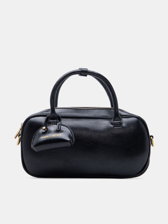 Damen-Barrel-Handtasche Schwarz