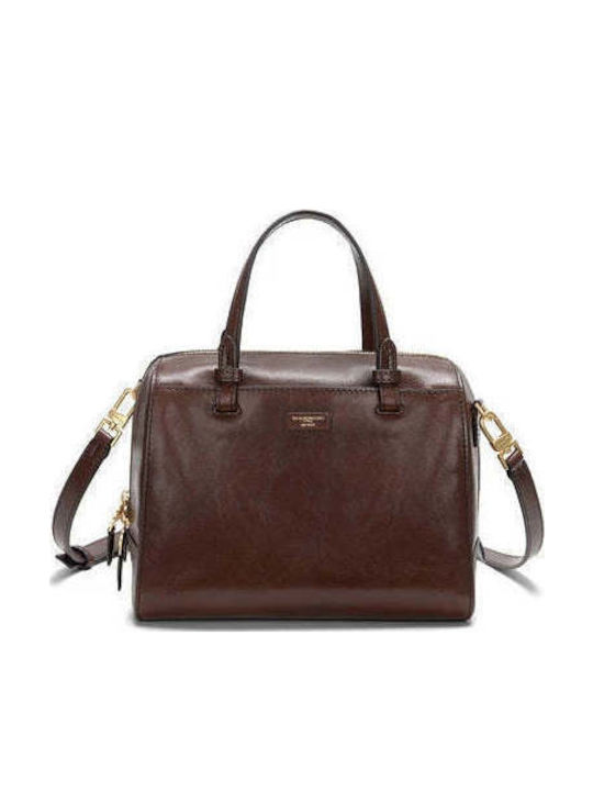 Brown Leather Women's Tote Bag