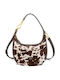 Brown Leather Women's Shoulder / Crossbody Bag