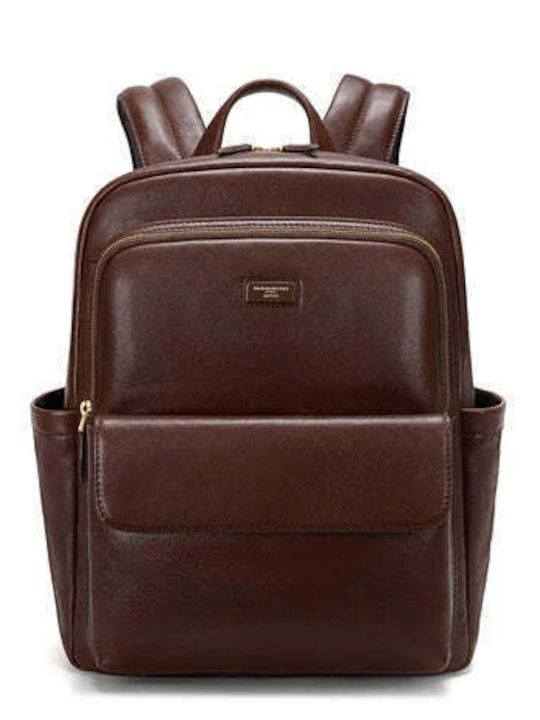 Leather Women's Backpack / Shoulder Bag Brown
