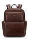 Leather Women's Backpack / Shoulder Bag Brown