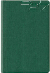 THeofylaktos Daily Diary 2027 Green 11x16.5 cm