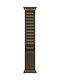 Apple Alpine Loop - Medium Λουράκι Υφασμάτινο Dark Olive - Black Titanium Finish (Apple Watch 49mm)