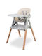 Caretero 3-in-1-Babyhochstuhl mit Höhenverstellung Beige