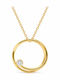 Brizzling Necklace with Moissanite
