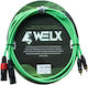 Welx Cablu XLR tată - 2 x RCA tată Negru 1.5m CR-SERIE-1.5M