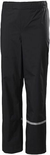 Helly Hansen Pantaloni de Navigație pentru Juniori Shelter Helly Tech Negri