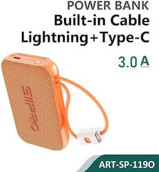 SiiPro SP-119O Външна батерия 10000mAh 22.5W Оранжева
