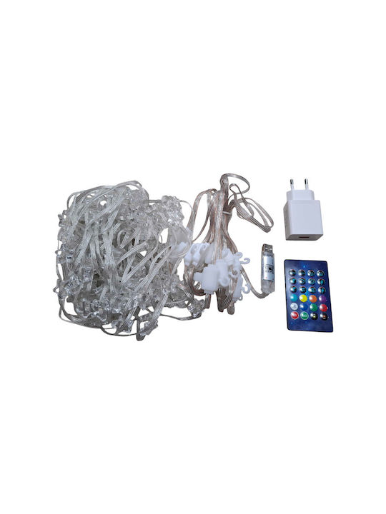 Ghirlandă Inteligentă cu LED-uri 3 m x 300 cm R...