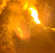 Yellow Colored Handheld Flare