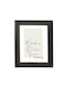 Wooden Wall Photo Frame with Black Frame