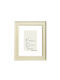 Wooden Wall Frame with Ecru Frame