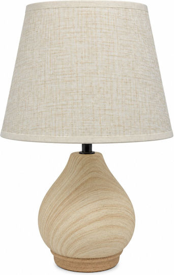 Ankor Ceramic Table Lamp with Beige Shade
