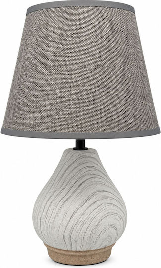 Ankor Ceramic Table Lamp with Grey Shade