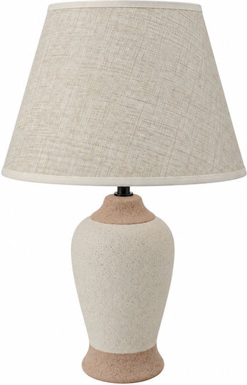 Ankor Ceramic Table Lamp with Beige Shade