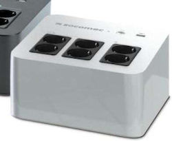Socomec NPL-0800-D UPS 800VA 480W with 6 Schuko Outlets Socomec NPL-0800-D UPS 800VA 480W with 6 Schuko Outlets
