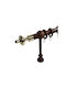 Rodeco Galerie din Plastic San Diego Simplă Ø28 mm 120 cm Golden Walnut