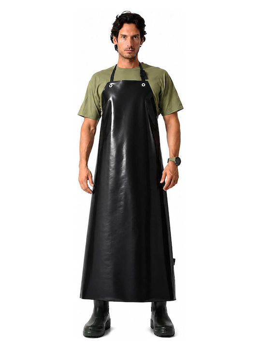 Ποδιά Αδιάβροχη Pvc Polyester 5809-004 Ergosafety Μαύρο
