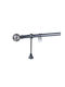 Rodeco Galerie Metalică Brazilia Simplă Ø25 mm 120 cm Matte Chrome