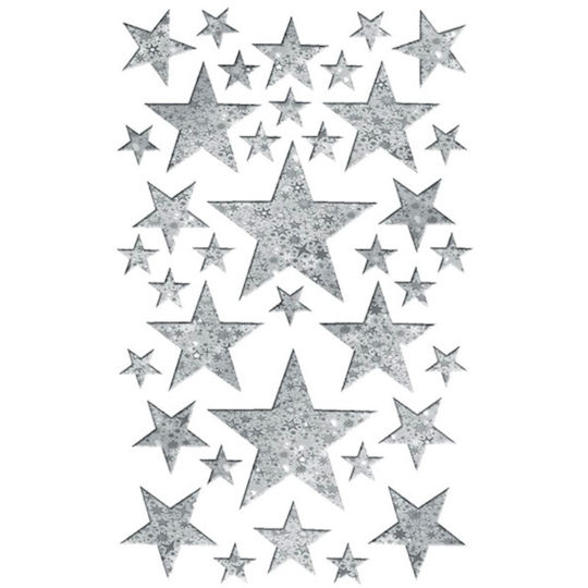 Αυτοκολλητα Bsb Απλα Christmas Stars 1 Φύλλα