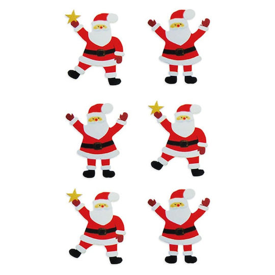 Αυτοκολλητα Bsb Creative Christmas 3d Santa Claus 1 Φύλλο