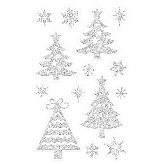 Αυτοκολλητα Bsb Creative Christmas Tree Gliter 1 Φύλλο
