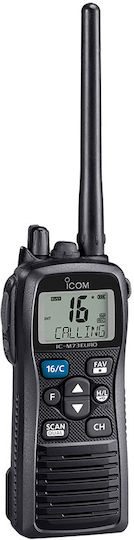 IC-M73EURO Безжичен приемо-предавател Морски VHF 6W с монохромен дисплей