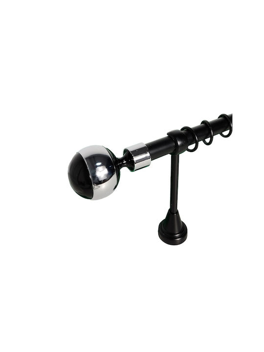 Rodeco Galerie Metalică Simplă Φ19 mm 140 cm Ne...