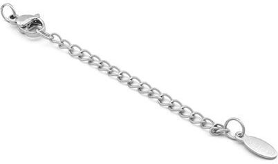 Ατσάλινη Προέκταση 5cm με Παπαγαλάκι 10mm (Φυσικό 7 τεμ.)