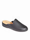 Clogs Leder Herren Hausschuhe Schwarz Anatomisch