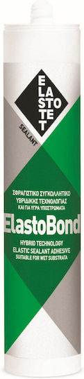 Elastotet Elastobond Transparent Silicone Sealant 290ml 12 Pieces