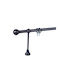 Rodeco Bară Metalică Simplă Pentru Perdele Φ19mm 120cm Titanium