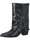 Bally Leather Women's Boots with Mid Heel Black