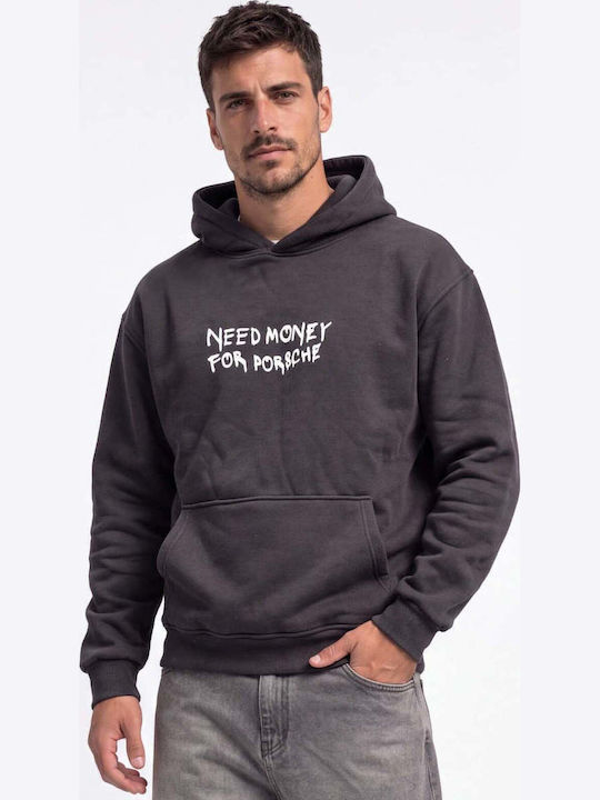 Money Hoodie Sweatshirt Black