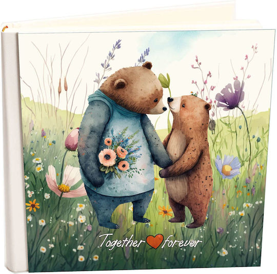 Άλμπουμ Δερματινης My Album Lovebears Together Forever Άλμπουμ Ριζόχαρτο 30x30cm Κουτί Άλμπουμ 60 Σελίδες