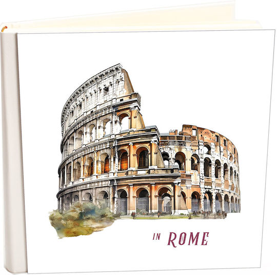 Άλμπουμ My Album In Rome Ρυζόχαρτο 24x24cm Κουτί Άλμπουμ 40 Σελίδες