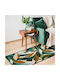 L-c Swan Нехлъзгащ се Правоъгълен Килим Emerald 50x120cm