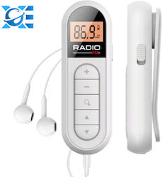 Kalaxio MI03 Rechargeable Pocket Radio White