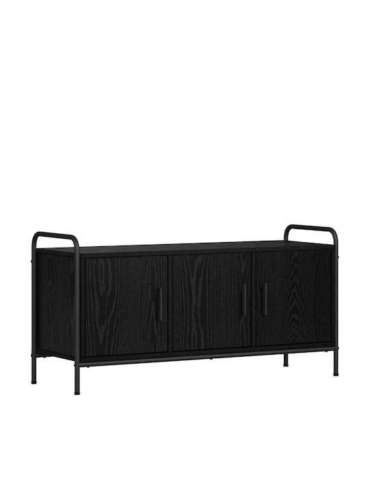 TV-Ständer Schwarz L79,5xT33xH50cm