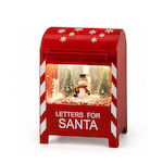 Illuminated Christmas Mailbox Decoration with S...