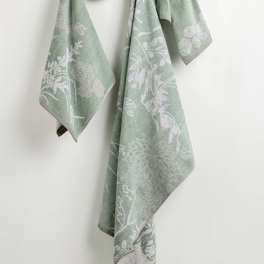 Kentia Mosco 10 Hand Towel 30x50cm Green 500g/m² Weight