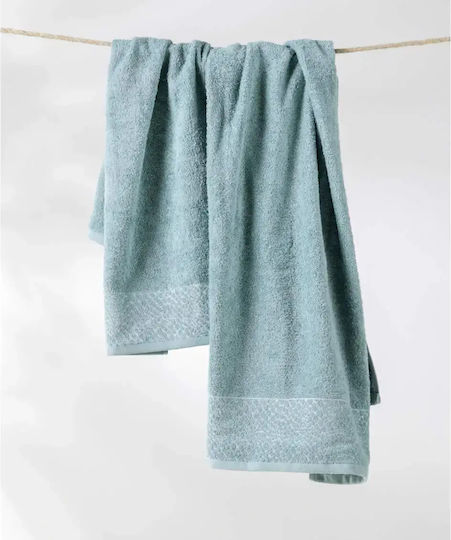 Kentia Bath Towel Set 2pcs Viper Sky Blue Weight 450gsm