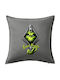 Grinch Eww People Grey Sofa Pillow 100% Cotton Filling Included 50x50cm