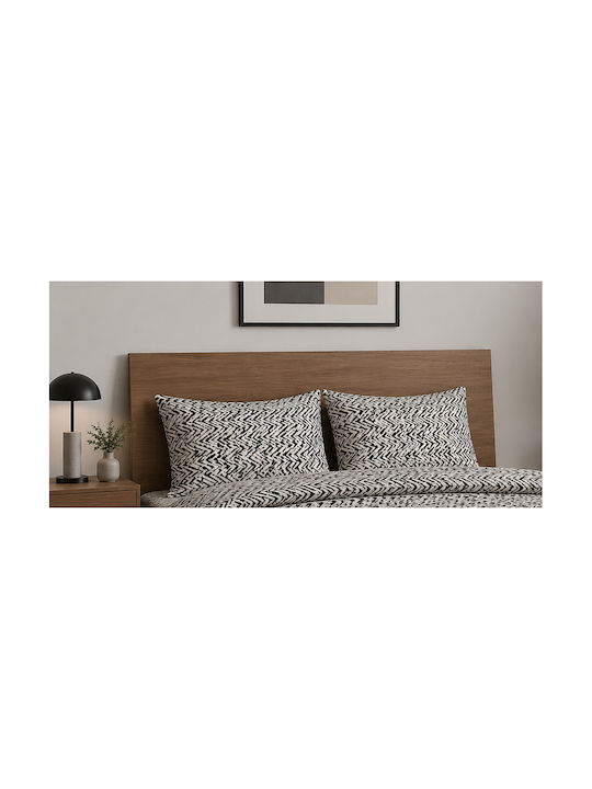 Lumora Zik Zak Pillowcase Set Green 52x72 cm