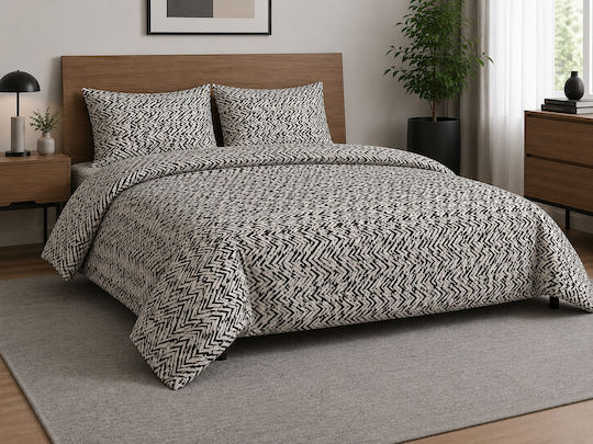 Super Double Set 220x240 cm Lumora Zik Zak Beige Super Double Set 220x240 cm Lumora Zik Zak Beige